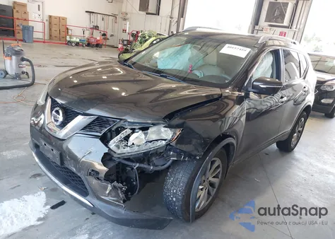 2015 Nissan Rogue Sl z USA, uszkodzony, nr VIN 5N1AT2MV6FC780442